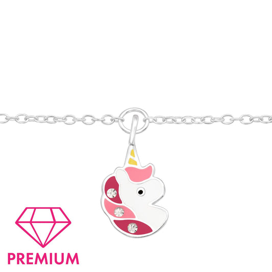 Kinder Armband Einhorn aus 925 Silber