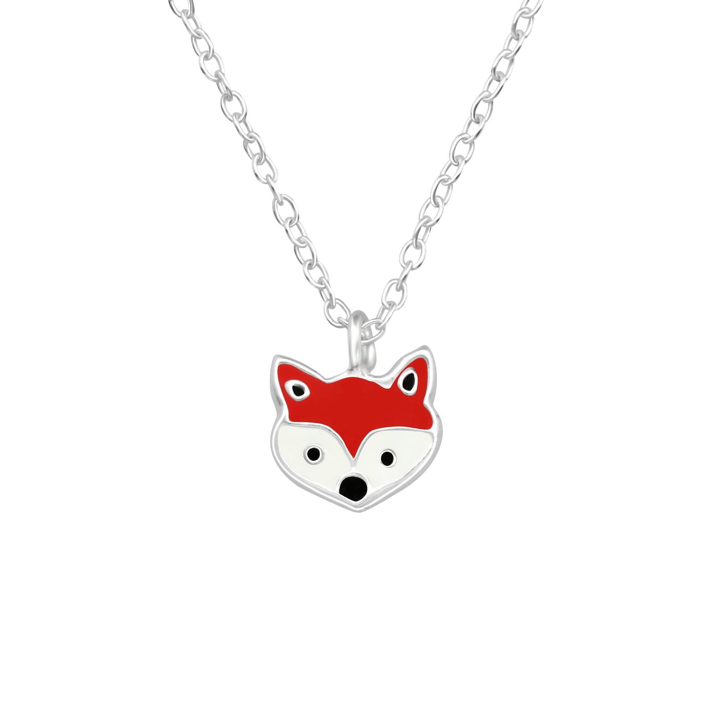 Kinder Halskette Fuchs aus 925 Silber