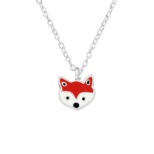 Kinder Halskette Fuchs aus 925 Silber