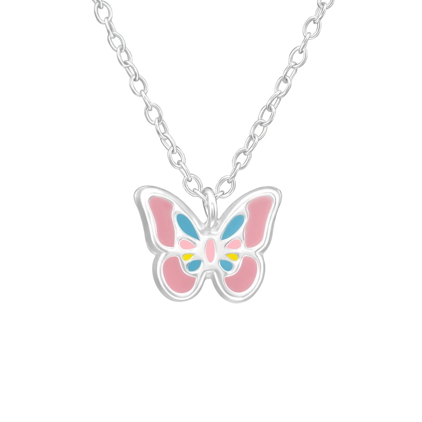 Kinder Halskette Schmetterling aus 925 Silber