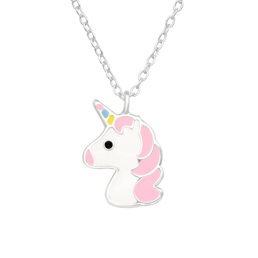 Children's unicorn necklace made of 925 silver