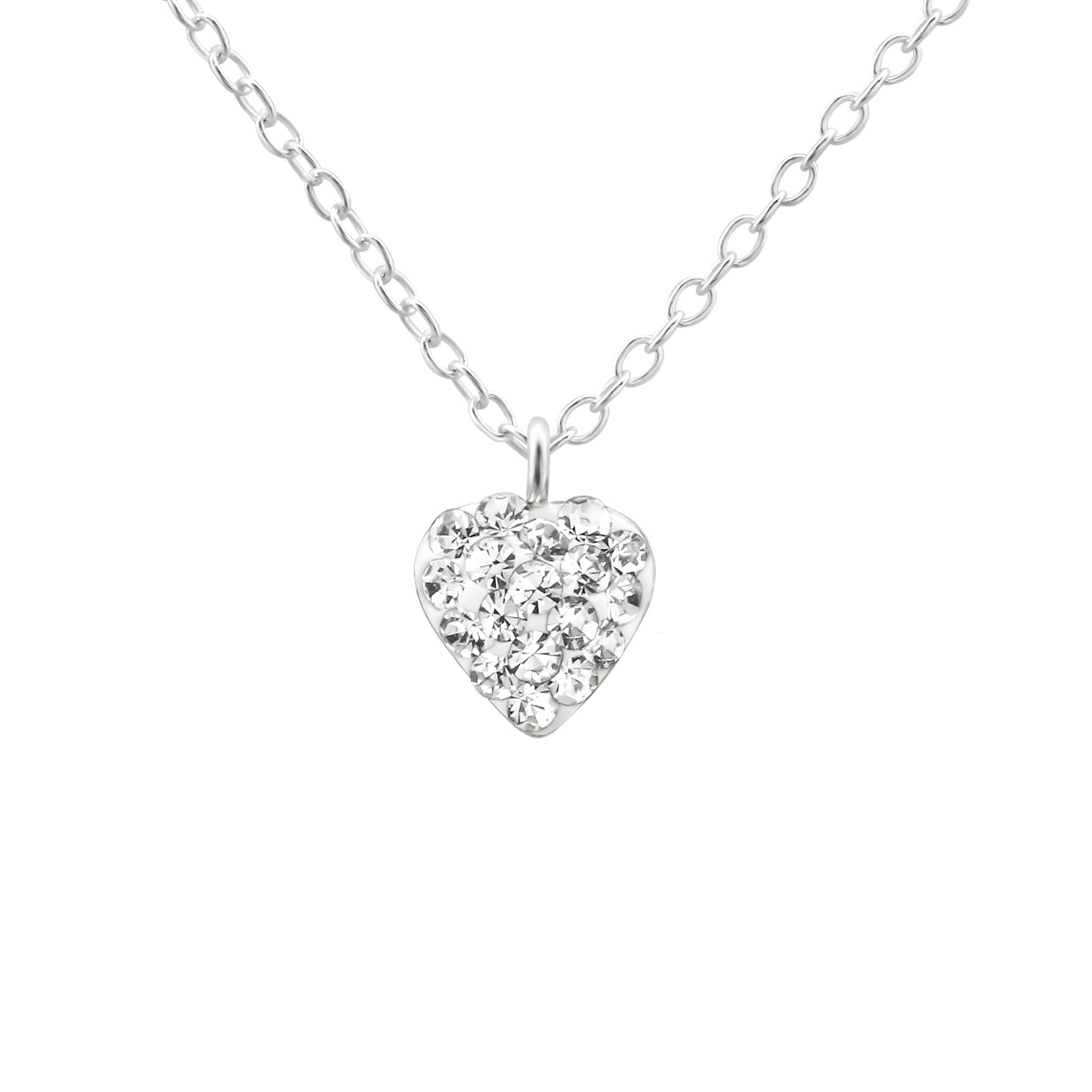 Kinder Halskette Herz aus 925 Silber