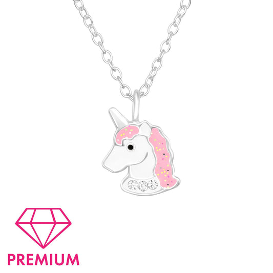 Children's unicorn necklace made of 925 silver