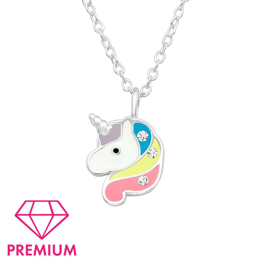 Children's unicorn necklace made of 925 silver