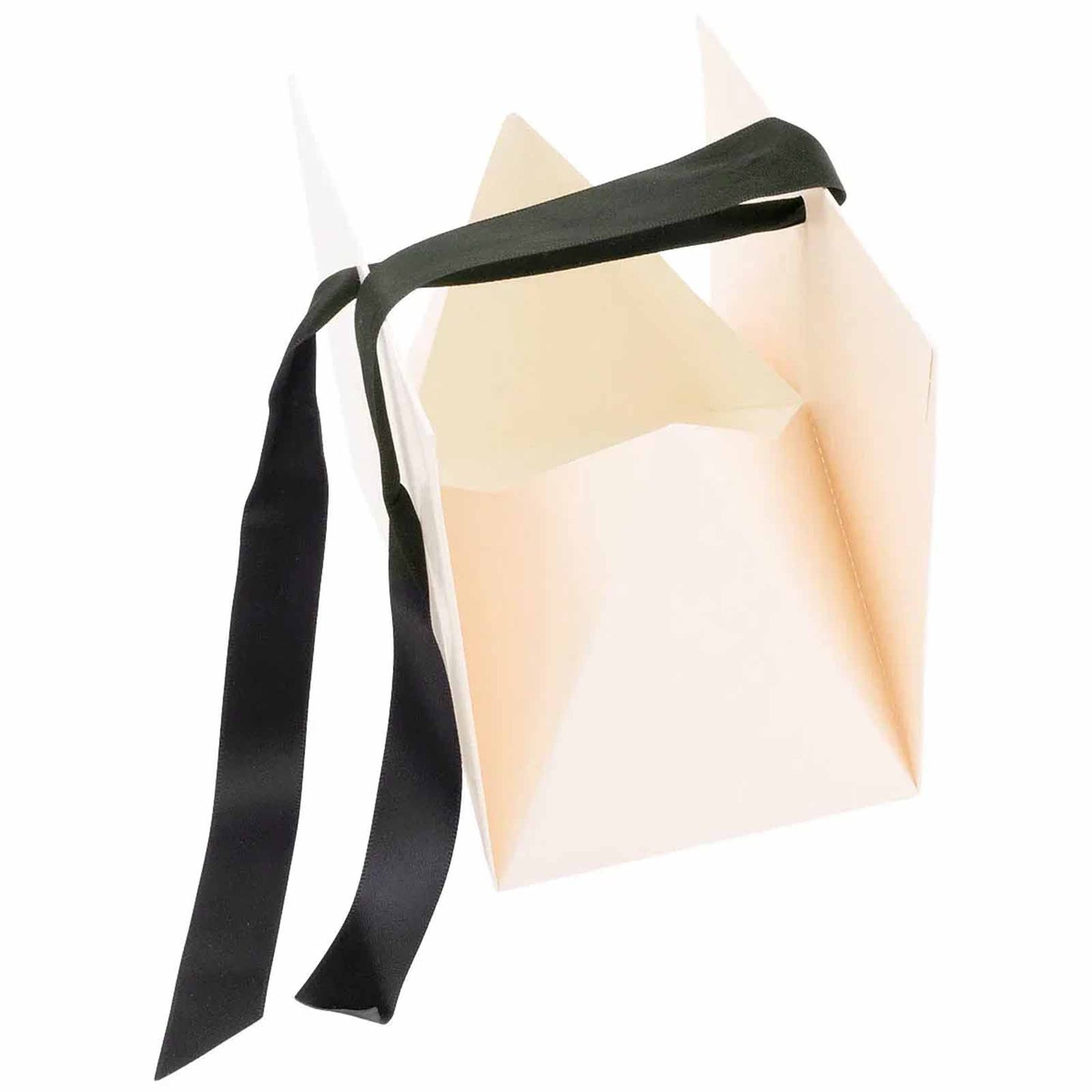 Cadeauverpakking voor kinderen in de vorm van een handtas, gemaakt van FSC-gecertificeerd karton.