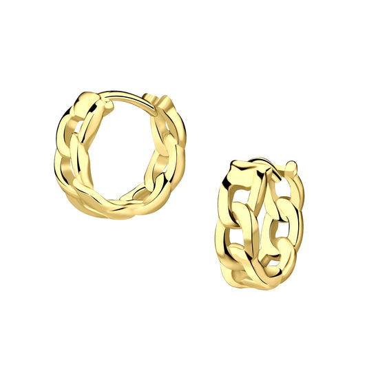 Kinder Creolen Verflechtete aus 925 Silber