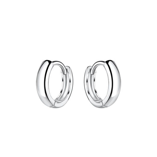 Kinder Ohrringe 10mm Huggie aus 925 Silber