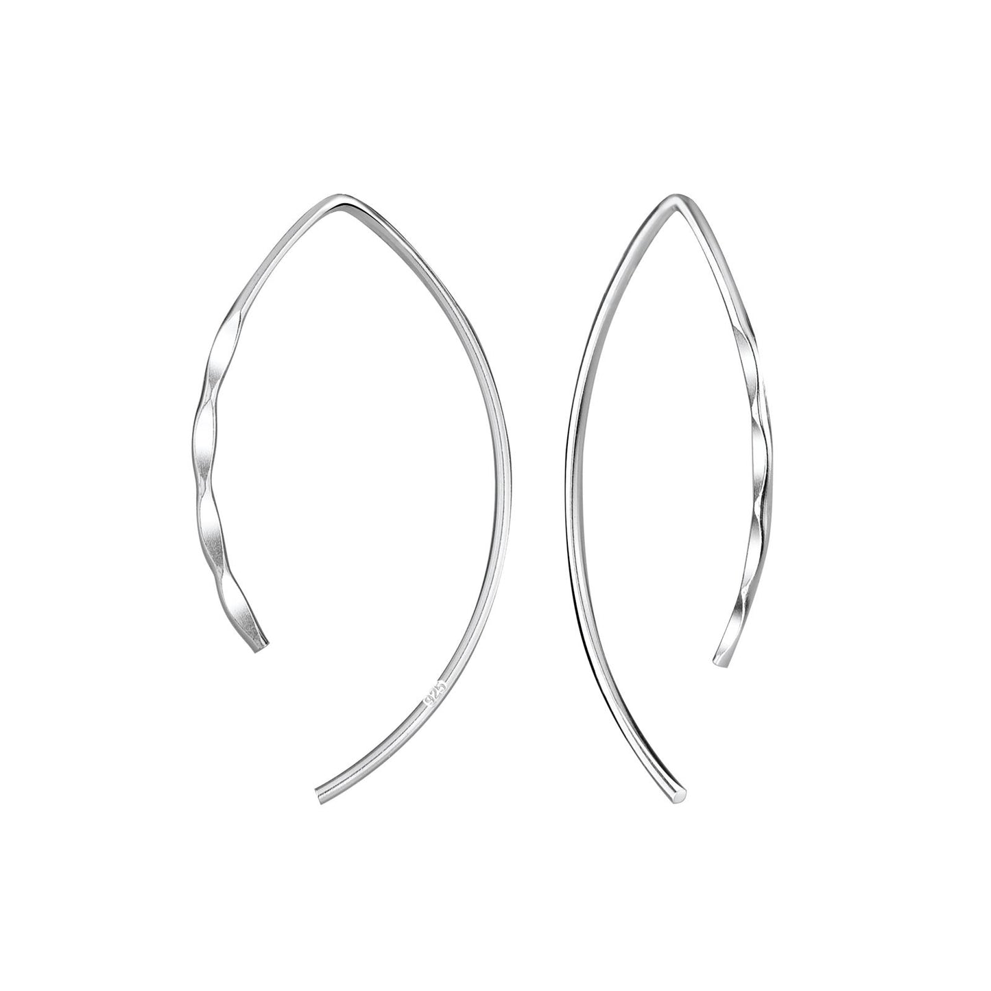 Kinder Ohrringe Gemustert aus 925 Silber