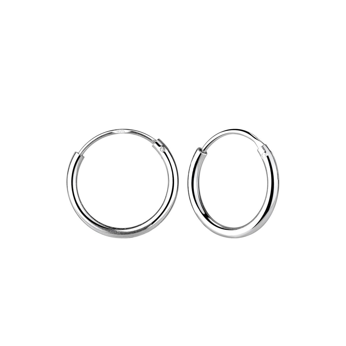 Kinder Creolen 12mm aus 925 Silber