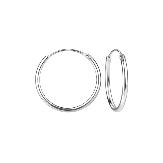 Kinder Creolen 16mm aus 925 Silber