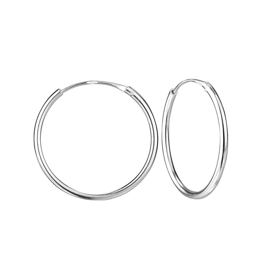 Kinder Creolen 20mm aus 925 Silber