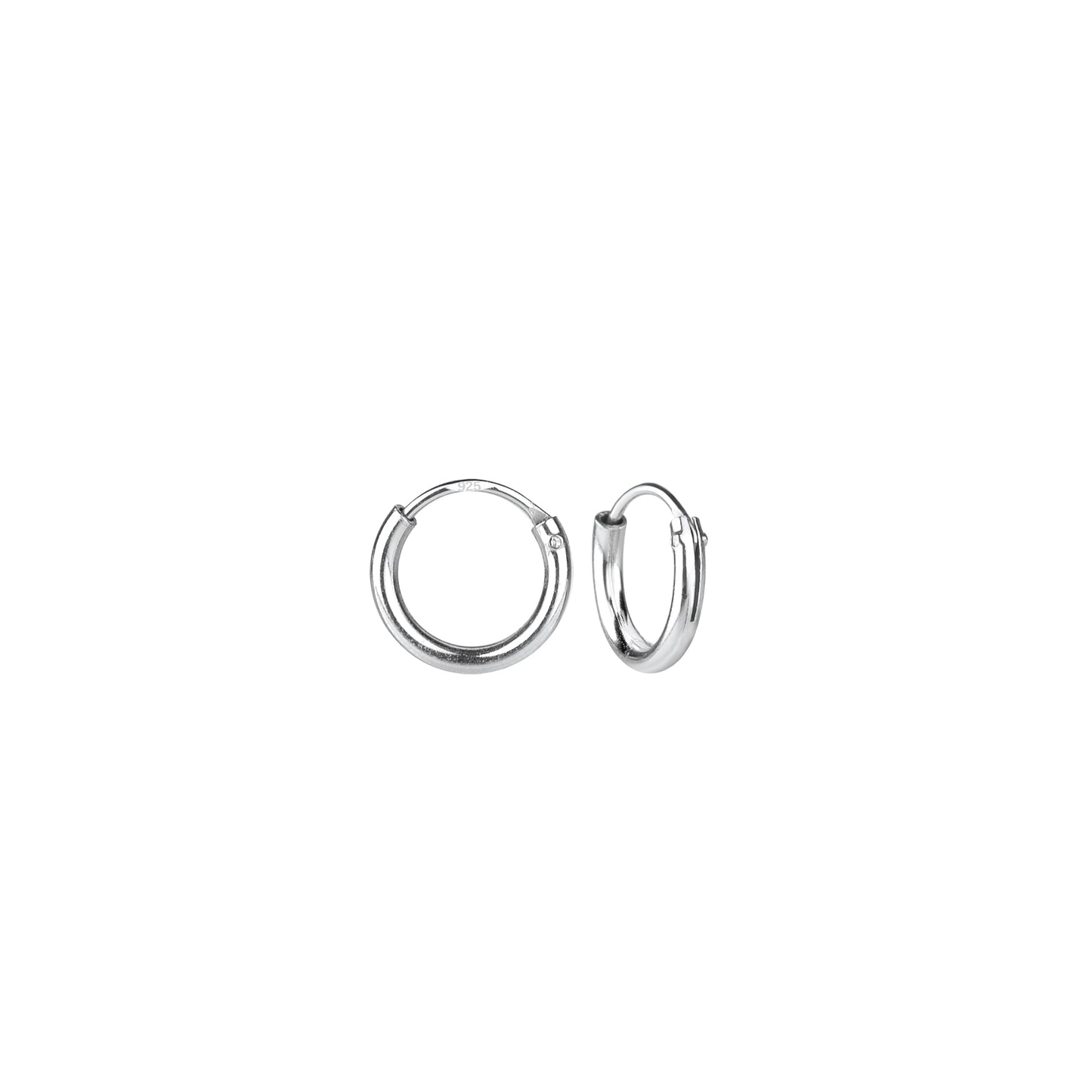 Kinder Creolen 8mm aus 925 Silber