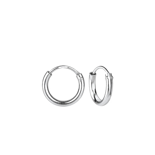 Kinder Creolen 10mm aus 925 Silber