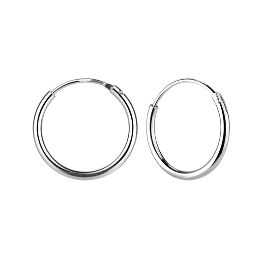 Kinder Creolen 16mm aus 925 Silber