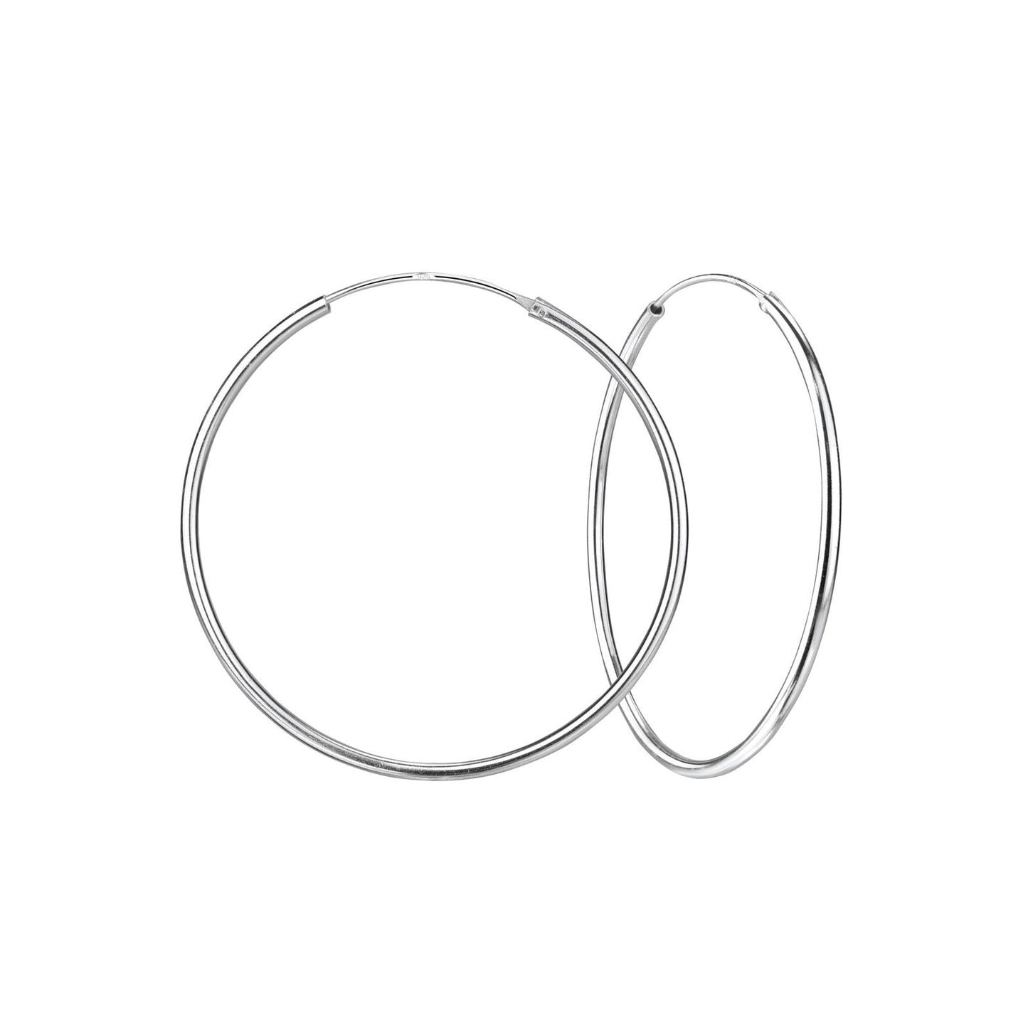 Kinder Creolen 50mm Breite aus 925 Silber