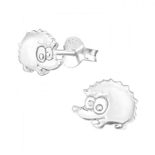 Kinder Ohrringe Igel aus 925 Silber