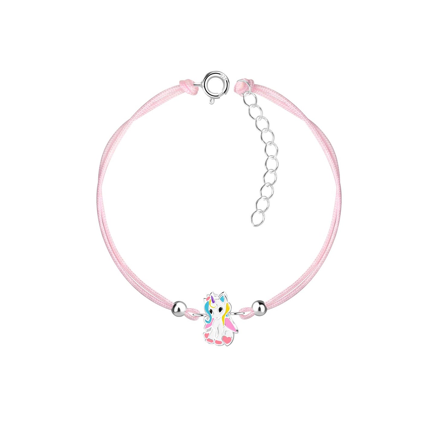 Kinder Armband Einhorn aus 925 Silber