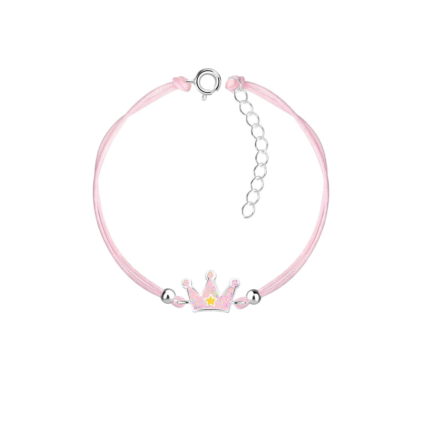 Kinder Armband Kronen aus 925 Silber