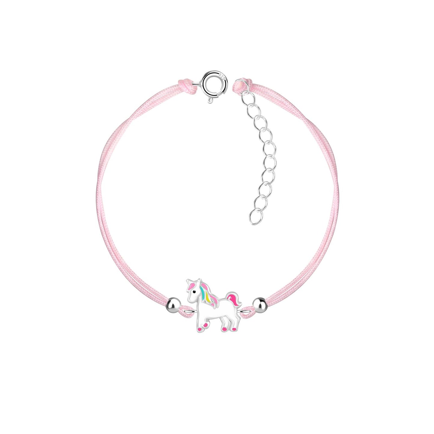 Kinder Armband Einhorn aus 925 Silber