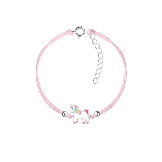 Kinder Armband Einhorn aus 925 Silber