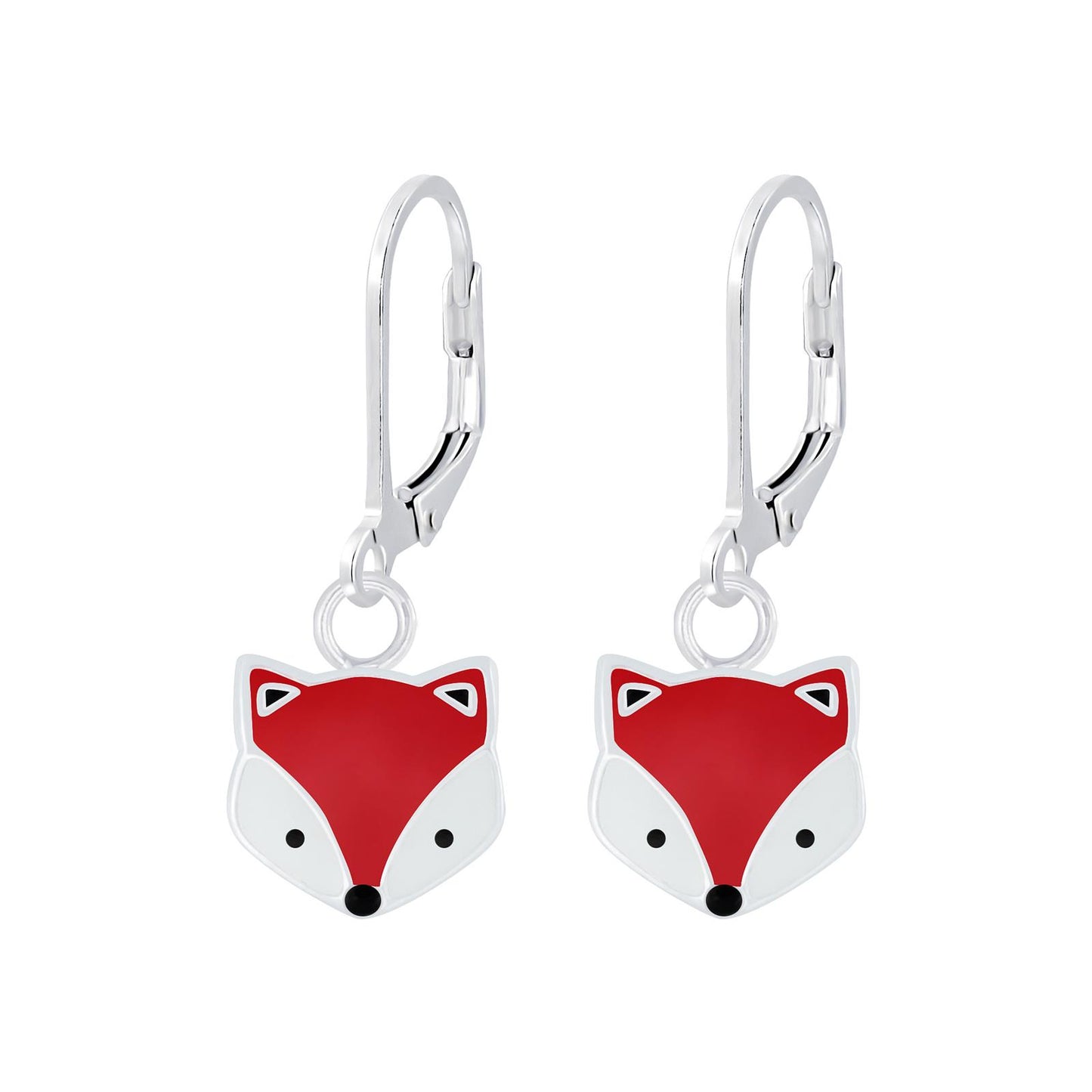 Kinder Ohrringe Fuchs aus 925 Silber