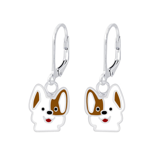 Kinder Ohrringe Hunde aus 925 Silber