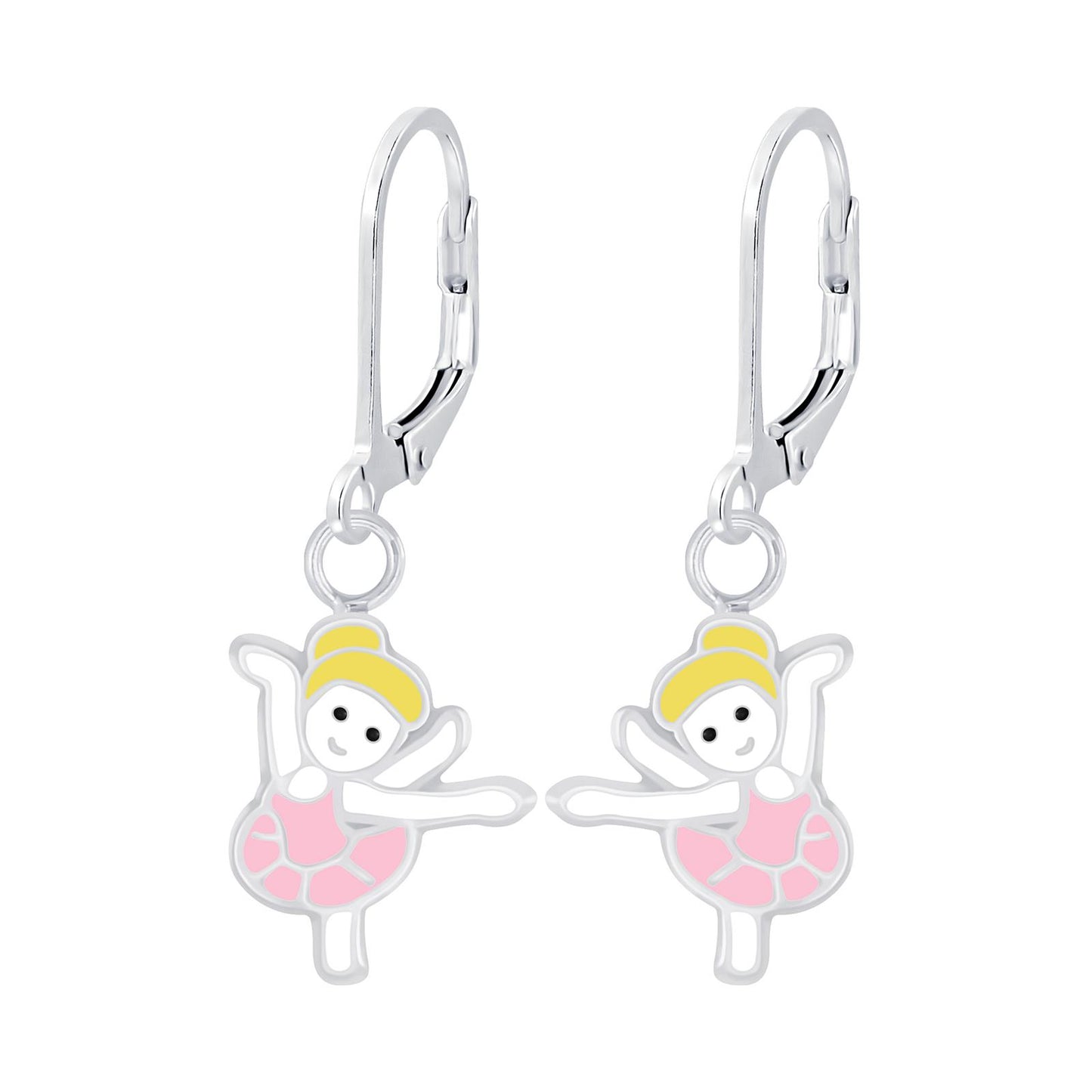 Kinder Ohrringe Ballerina aus 925 Silber