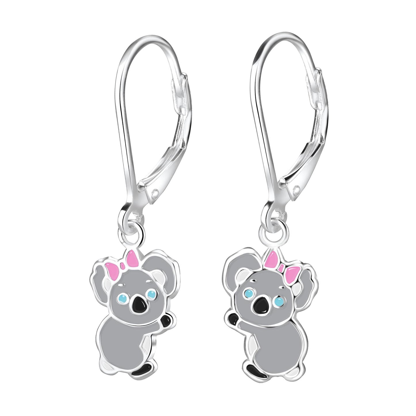 Kinder Ohrringe Koala aus 925 Silber