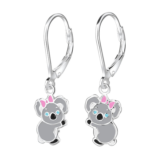 Kinder Ohrringe Koala aus 925 Silber