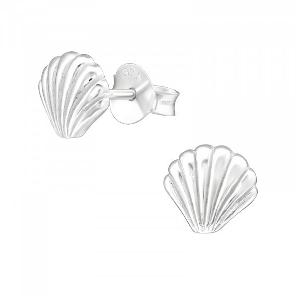 Kinderoorbellen van schelpen, gemaakt van 925 zilver.