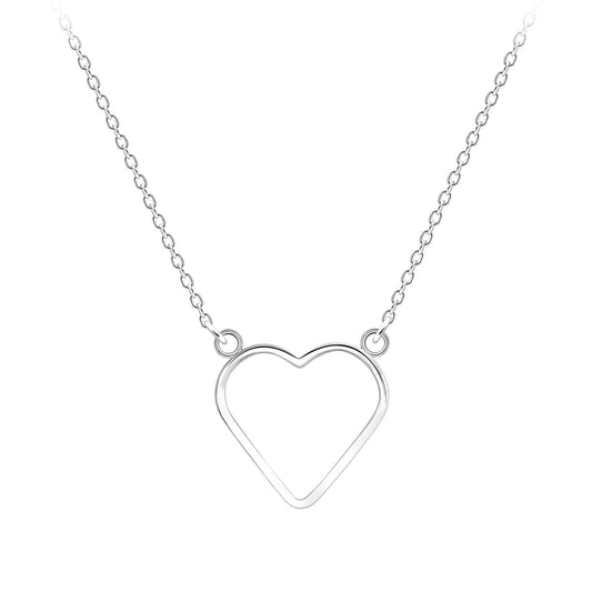 Kinder Halskette Herz aus 925 Silber