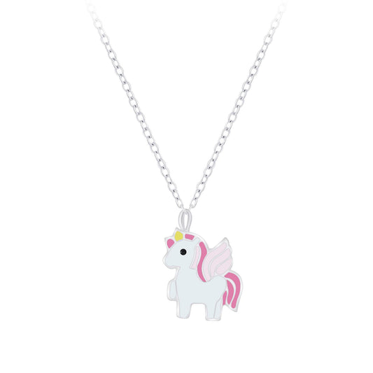 Children's unicorn necklace made of 925 silver