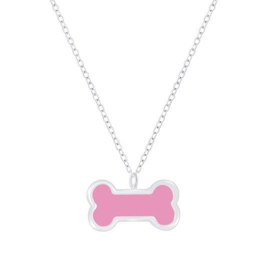 Kinder Halskette Knochen aus 925 Silber