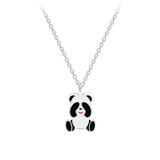 Children's Panda Necklace made of 925 Silver