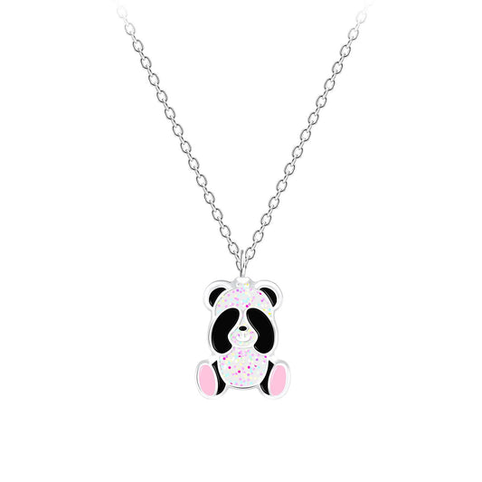 Children's Panda Necklace made of 925 Silver