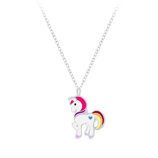 Children's Unicorn Necklace made of 925 Silver