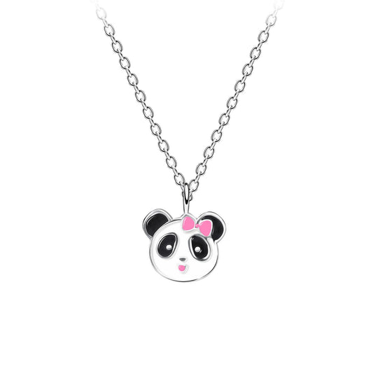 Children's Panda Necklace made of 925 Silver