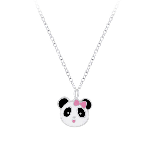 Children's Panda Necklace made of 925 Silver