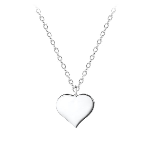 Kinder Halskette Herz aus 925 Silber