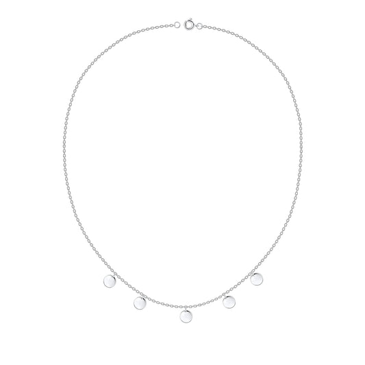 Children's round necklace made of 925 silver