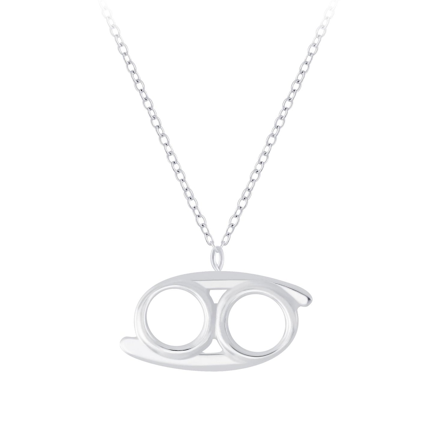 Kinder Halskette Krebs Sternzeichen aus 925 Silber