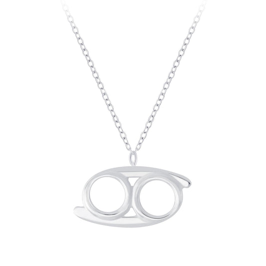 Kinder Halskette Krebs Sternzeichen aus 925 Silber