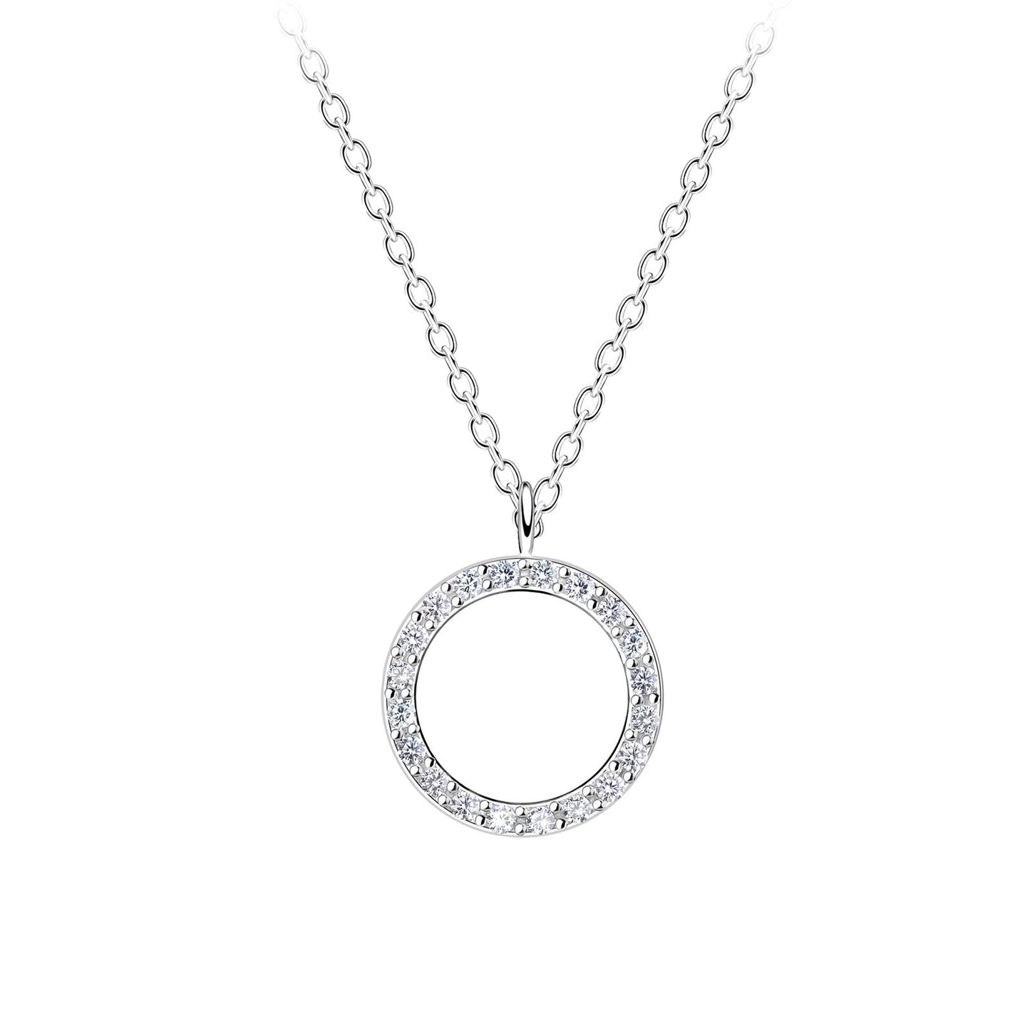 Children's round necklace made of 925 silver