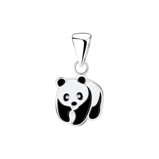 Kinder Kettenanhänger Panda aus 925 Silber