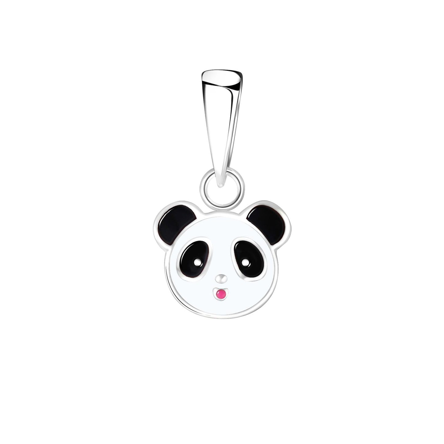 Kinderketting met pandahanger in 925 sterling zilver