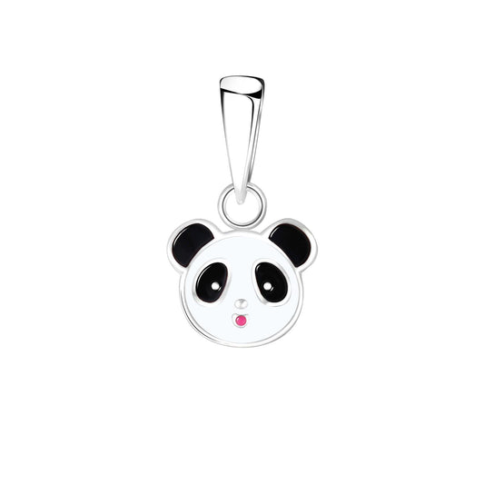 Kinderketting met pandahanger in 925 sterling zilver