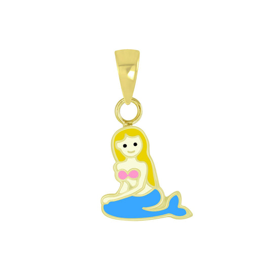 Kinder Kettenanhänger Meerjungfrauen aus 925 Silber