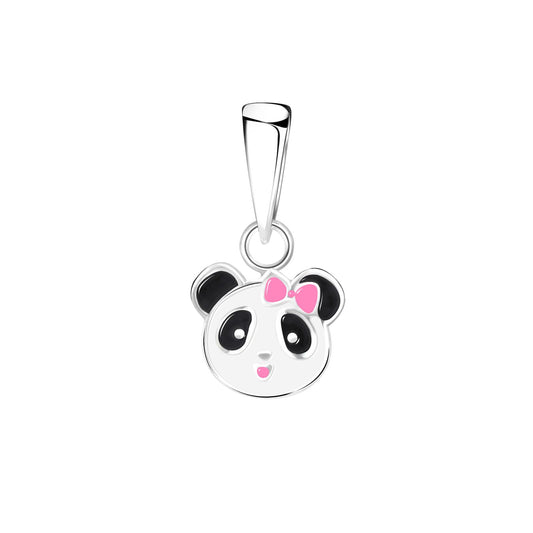 Kinder Kettenanhänger Panda aus 925 Silber