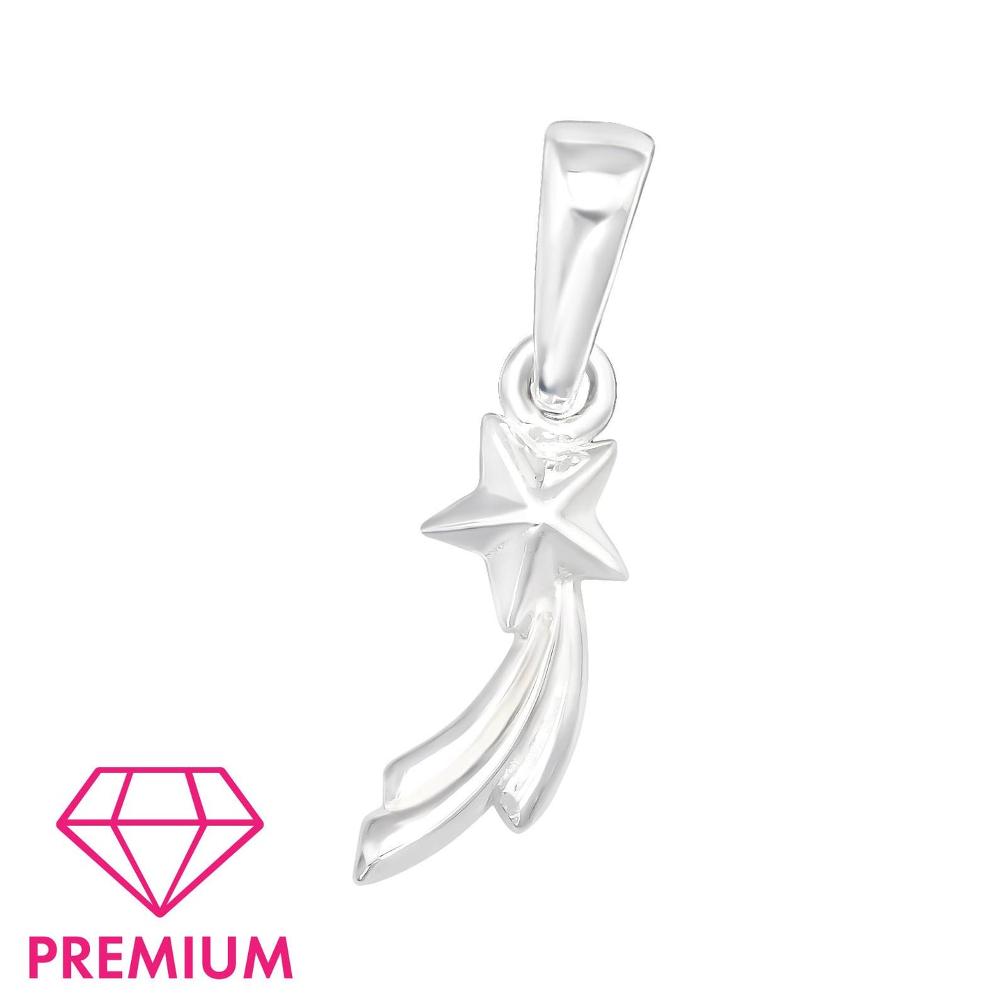 Kinder Kettenanhänger Sternschnuppen aus 925 Silber