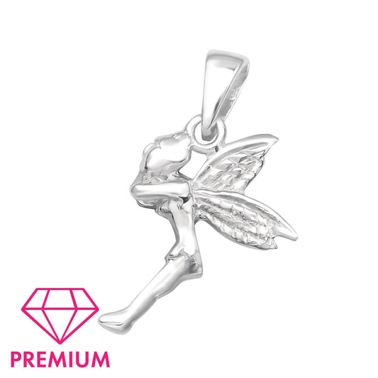 Children's Fairy Pendant Necklace in 925 Silver